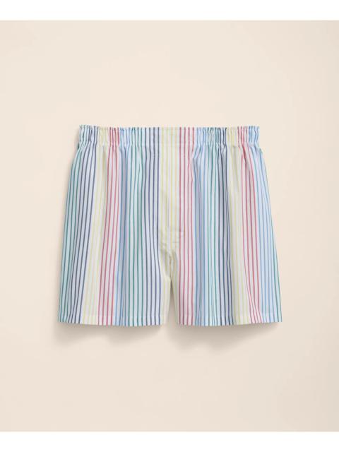 Brooks Brothers Cotton Broadcloth Archive Stripe Boxers