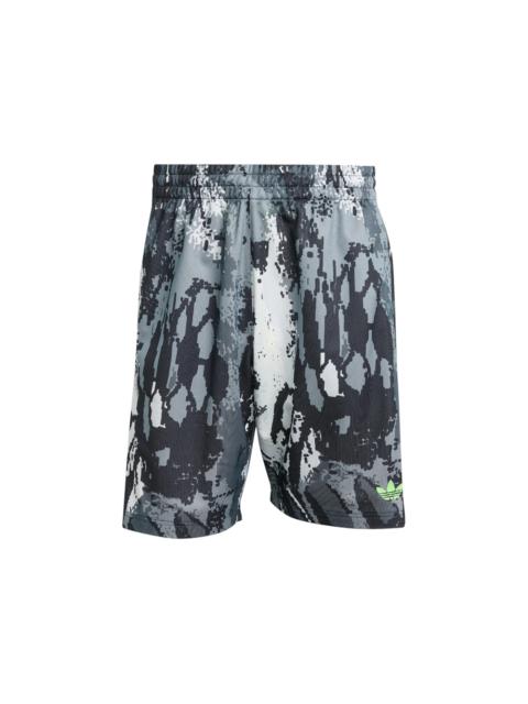 adidas adidas Aop Short 9-Inch Inseam Multicolor Grey Three