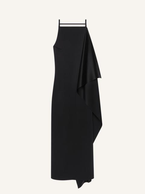courrèges DRAPED SATIN DRESS