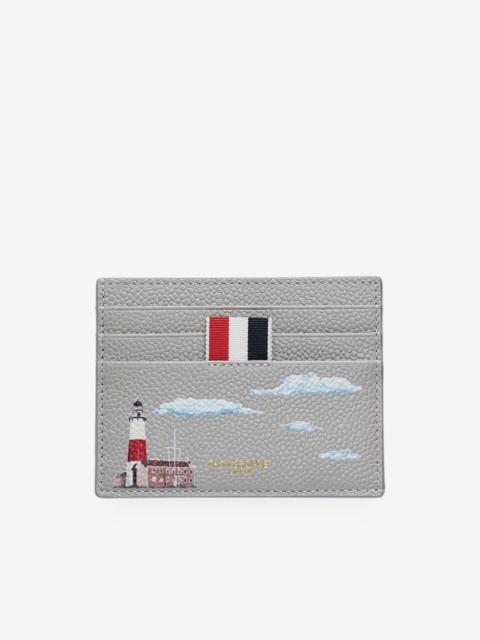 Thom Browne pebbled-leather card holder