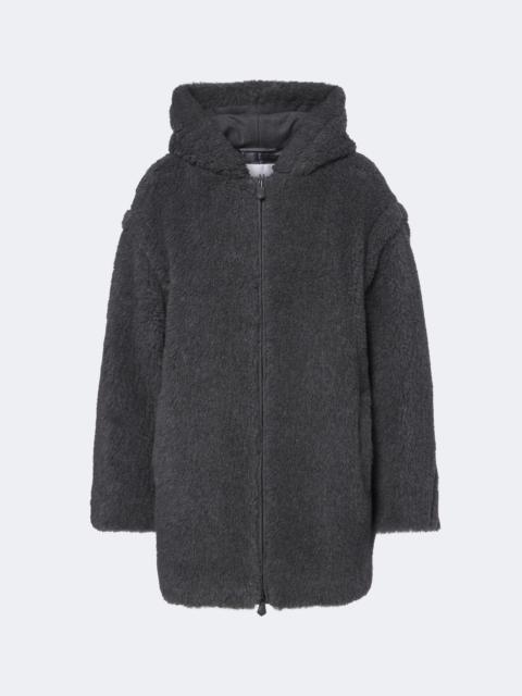 Max Mara Hooded wool, alpaca, and silk coat