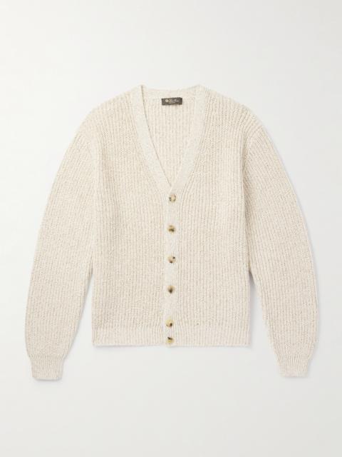 Loro Piana Meina Ribbed Cotton Cardigan