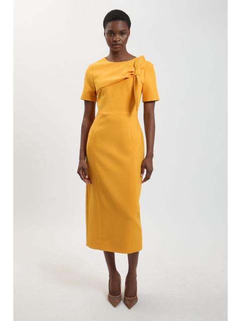 KAREN MILLEN Compact Stretch Bow Detail Pencil Dress