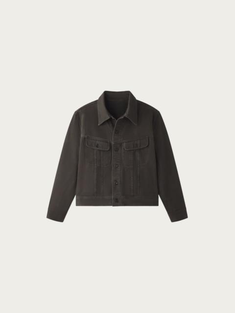 aaron levine Sulphur Dyed Trucker Jacket - Granite