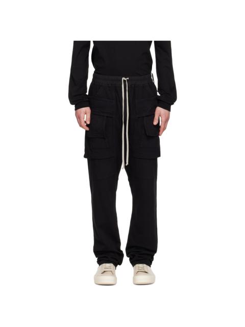 Rick Owens DRKSHDW Black Temple Creatch Cargo Pants