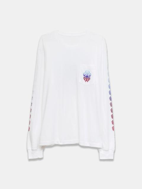 Chrome Hearts Chrome Hearts Horseshoe White Gradient Blue Purple Red LS