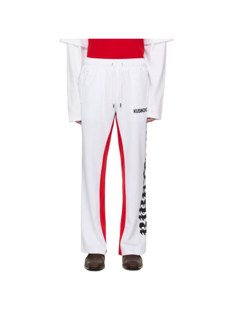KUSIKOHC White Suite Track Pants