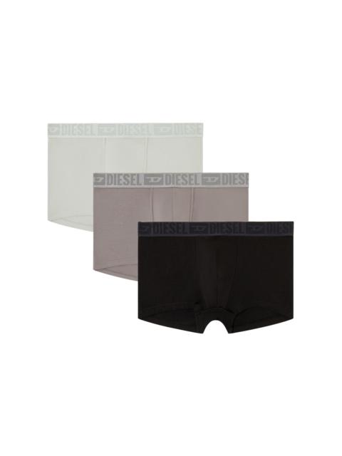 Diesel THREE-PACK OF STRETCH COTTON BOXER BRIEFS WITH TONAL WAISTBAND