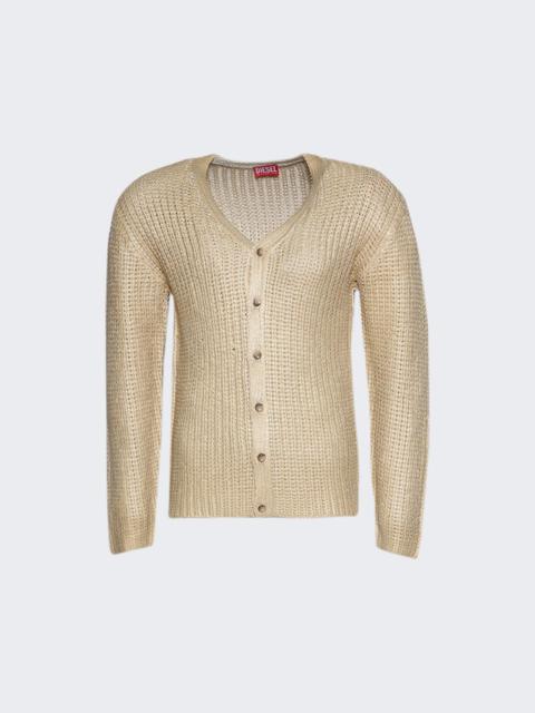 Diesel K-michor Knitwear Cardigan Yellow