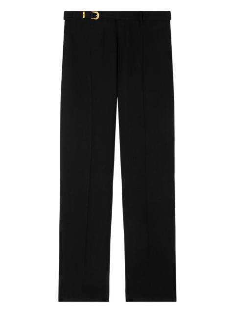 VERSACE belted tailored trousers