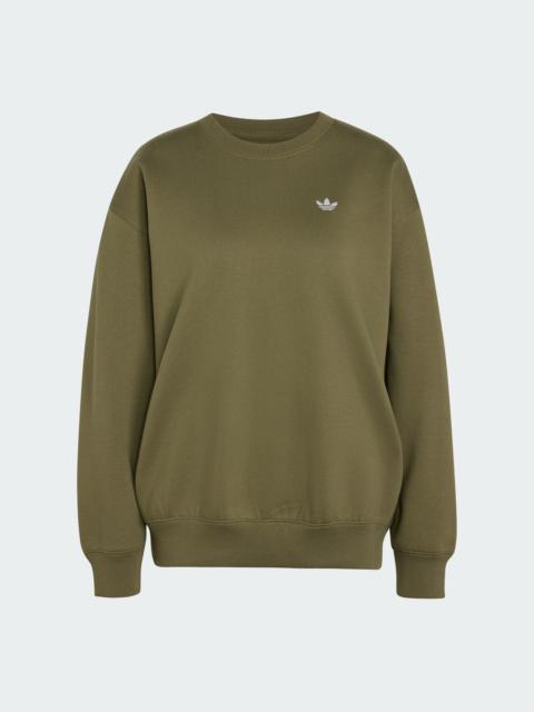 adidas ESSENTIALS CREW LONG FLEECE OS Sweatshirt