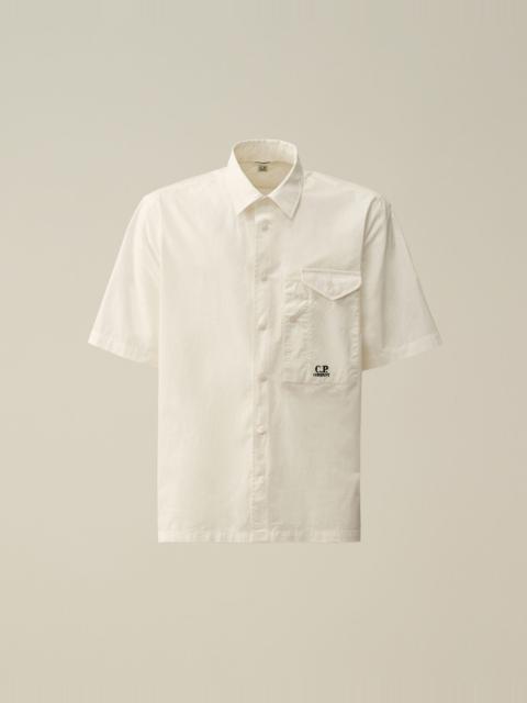 Cotton Popeline Short Sleeved Shirt