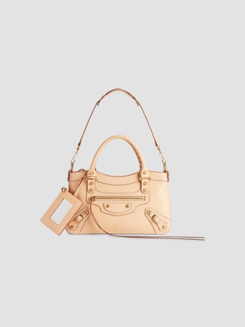 BALENCIAGA Women's Le City First Top Handle Bag - Natural