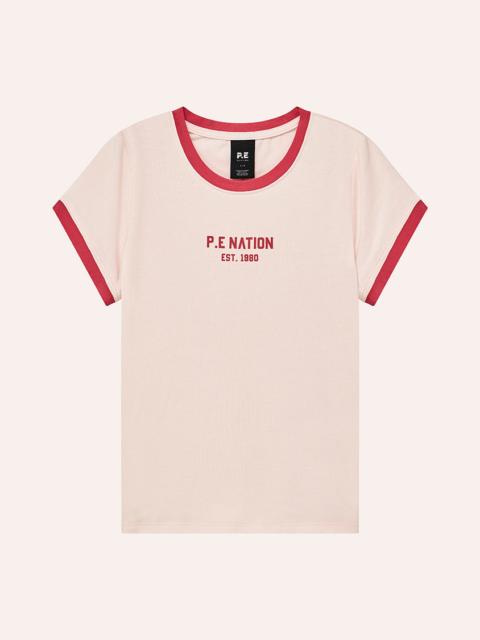 P.E NATION REVEAL BABY TEE IN SOFT PINK