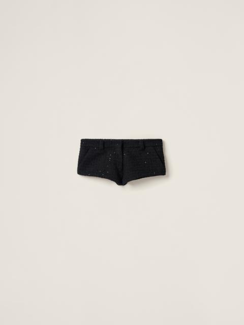 Miu Miu Bouclé shorts