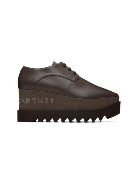 Stella McCartney Taupe Elyse Platform Derbys