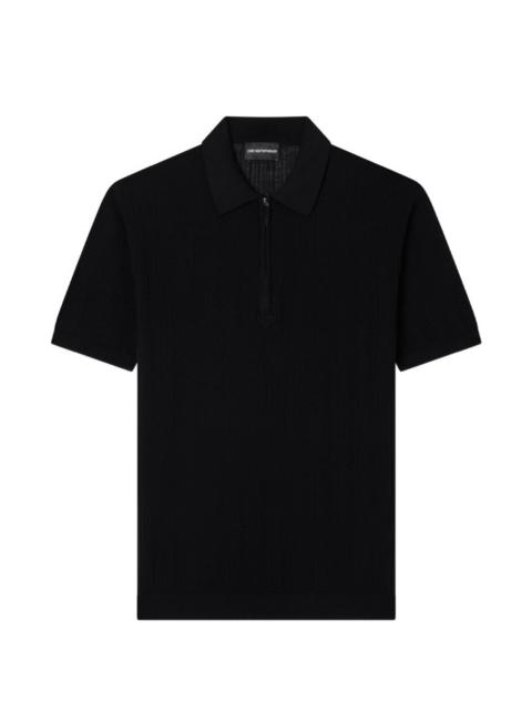 EMPORIO ARMANI zip fastening sweater