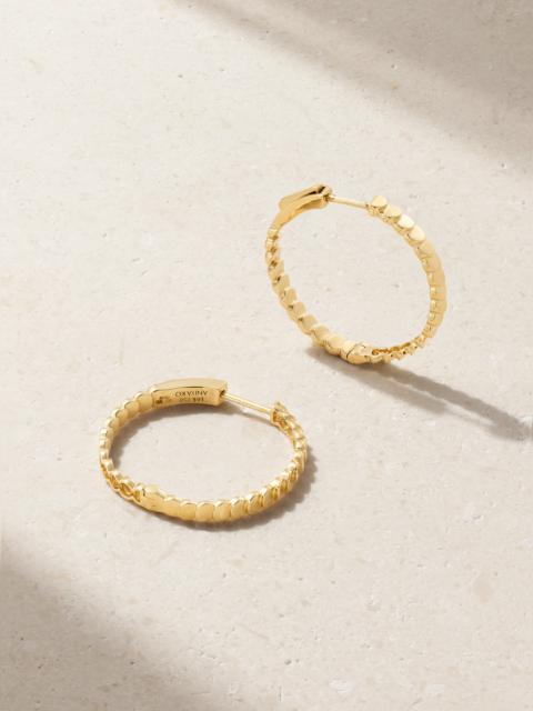 ANITA KO Luna 18-karat Gold Hoop Earrings