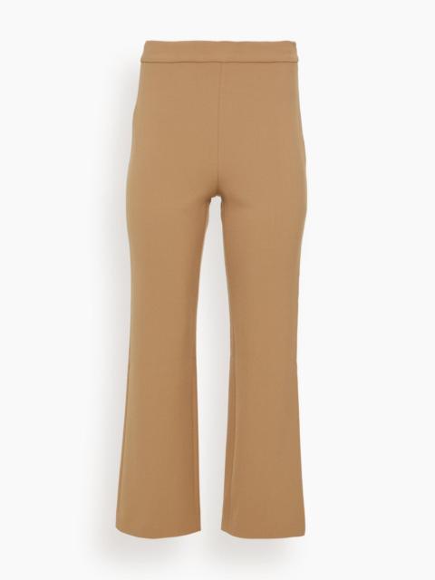 SIMKHAI Mackenzie Straight Leg Pant in Camel