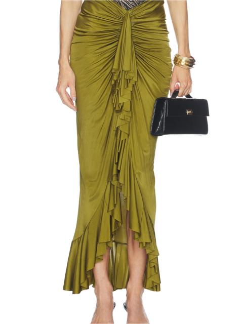 ATLEIN Ruffle Long Skirt