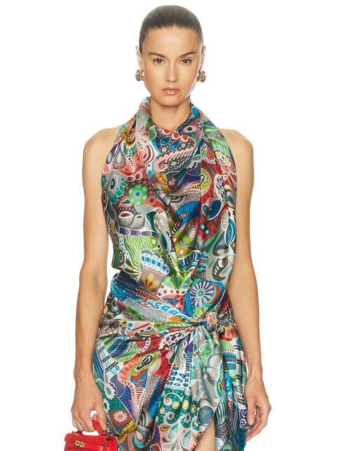 HEIRLOME Arnulfo Vazquez Scarf Top