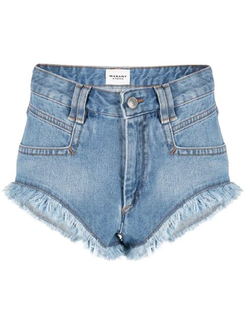 Isabel Marant Étoile frayed denim shorts