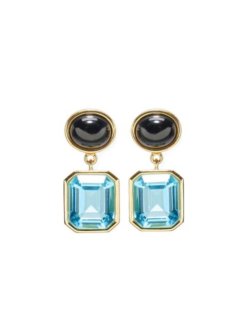 LIZZIE FORTUNATO stone-embellished earrings