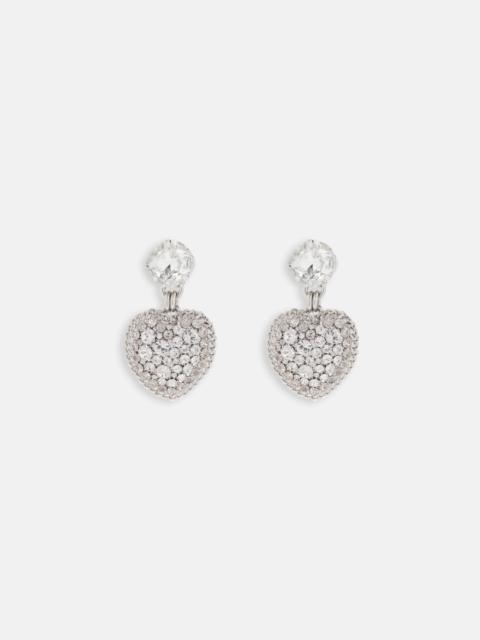Alessandra Rich EARRINGS WITH HEART