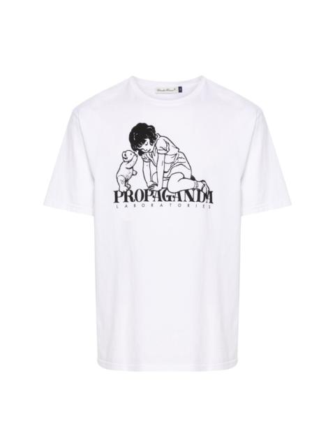 UNDERCOVER slogan-print cotton T-shirt