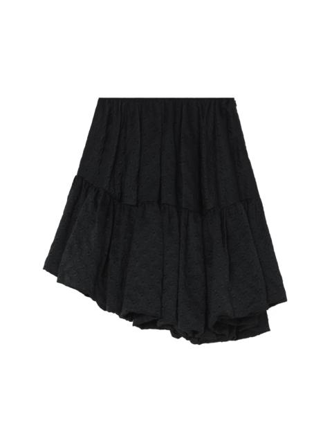 Sarina asymmetric voluminous tiered skirt