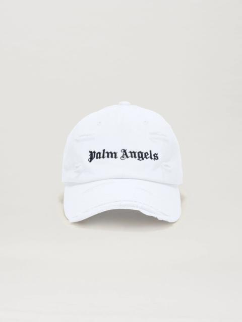 Palm Angels RIPPED LOGO CAP