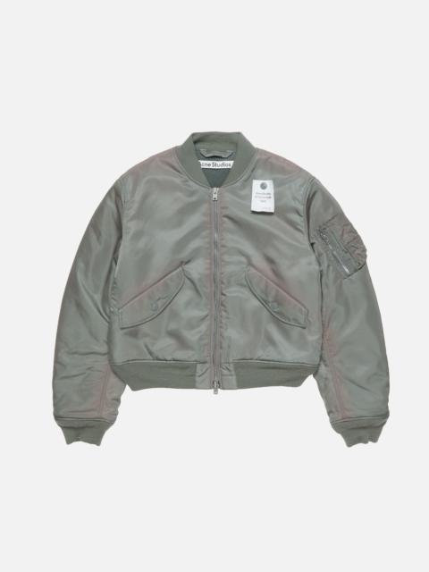 Acne Studios Washed bomber jacket - Stone grey