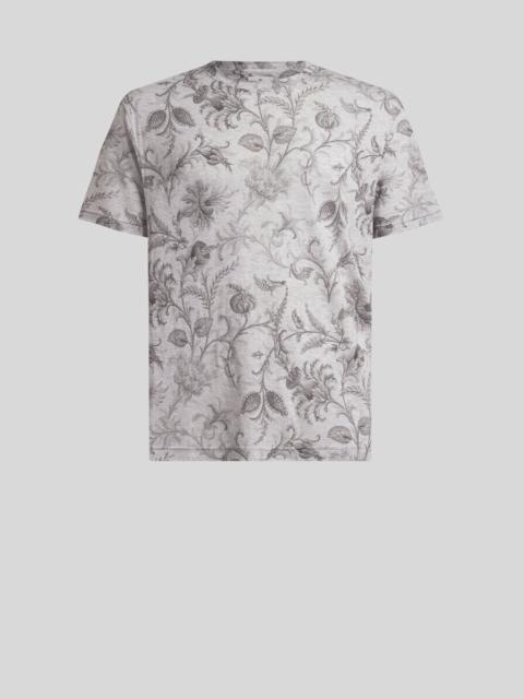 Etro COTTON T-SHIRT WITH FLORAL MOTIF