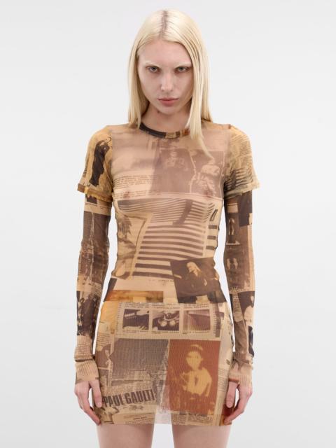 Jean Paul Gaultier Journal Double Sleeve Baby Tee