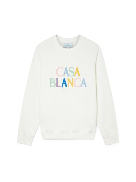 CASABLANCA Logo Embroidered Sweatshirt