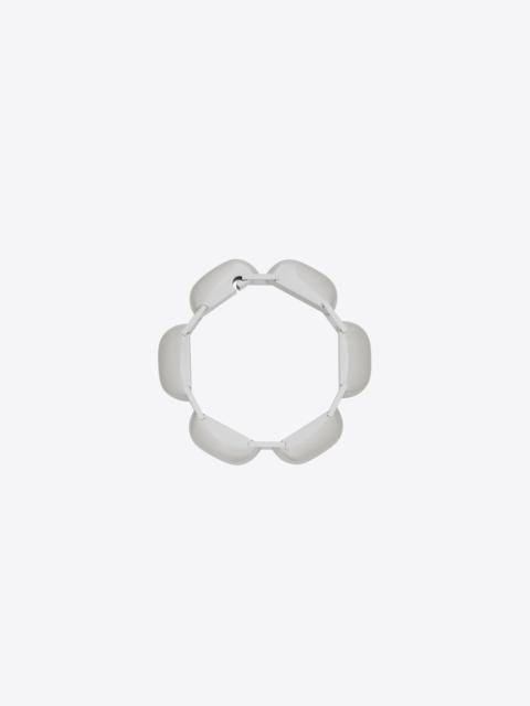 SAINT LAURENT dome chain bracelet in metal