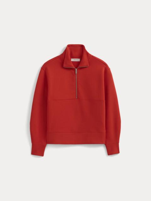 EVERLANE LUXE FLEECE HALF-ZIP SWEATSHIRT