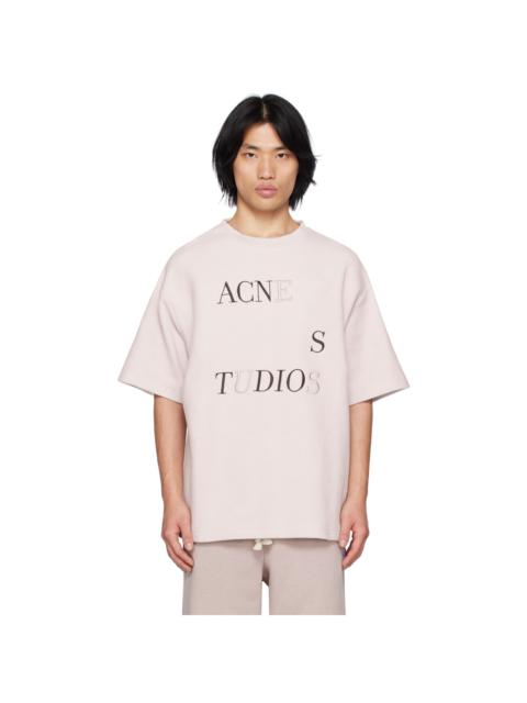 Acne Studios Acne Studios – Logo T-Shirt Beige