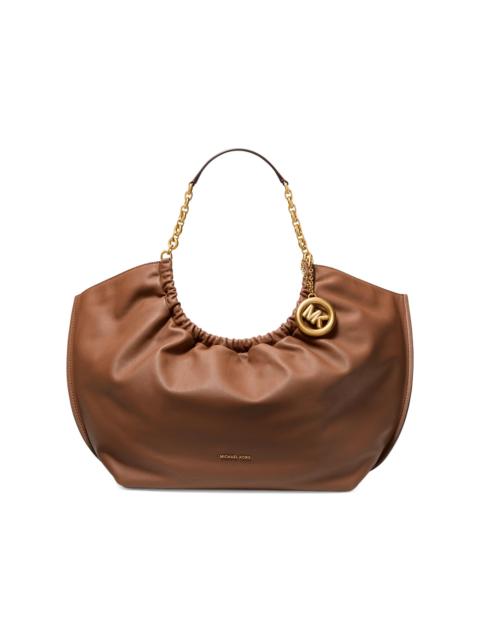 MICHAEL KORS Women's Indie Large Cinched Leather Tote Bag - Luggage