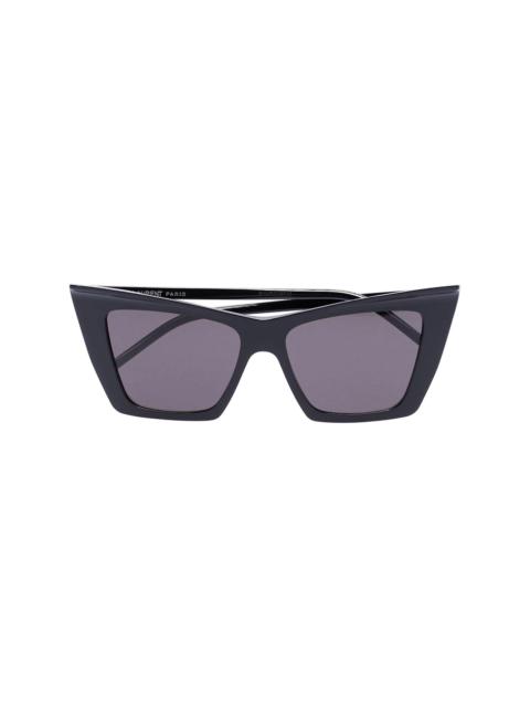 sharp cat eye sunglasses