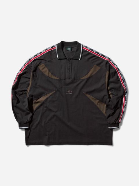 umbro Men's Taped Polo Black