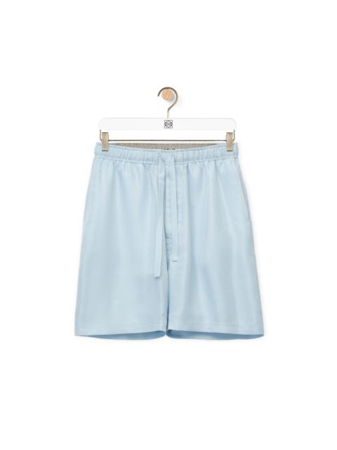Loewe Anagram jacquard shorts in silk