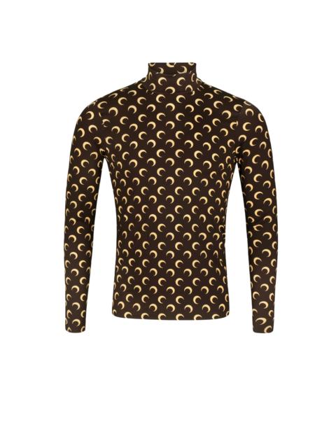 Second Skin Turtleneck Moon Top