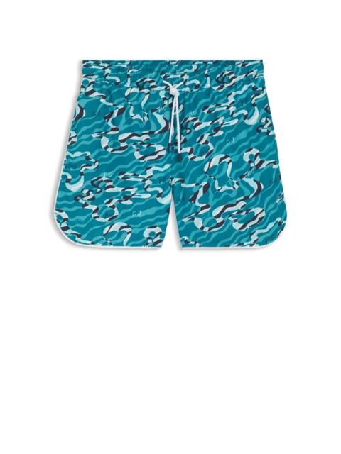 HUGO SWIM SHORTS WITH ALL-OVER PRINT