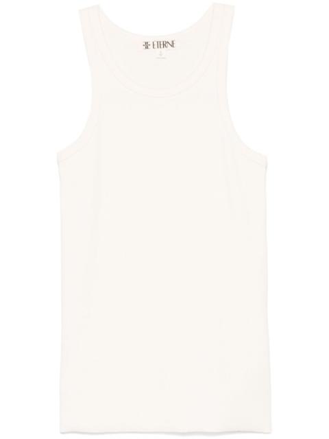 ÉTERNE fine-ribbed tank top