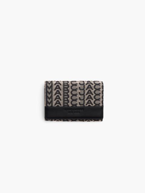 Marc Jacobs THE MONOGRAM JACQUARD TRIFOLD WALLET
