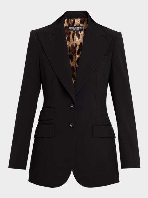Dolce & Gabbana Turlington Woolen Single-Breasted Jacket