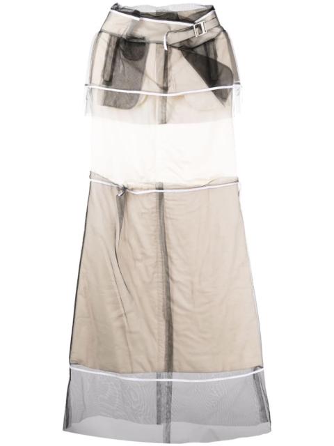 Maison Margiela patchwork layered dress
