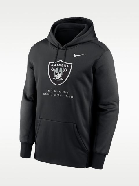 Nike Las Vegas Raiders Men's Nike Therma NFL Pullover Hoodie