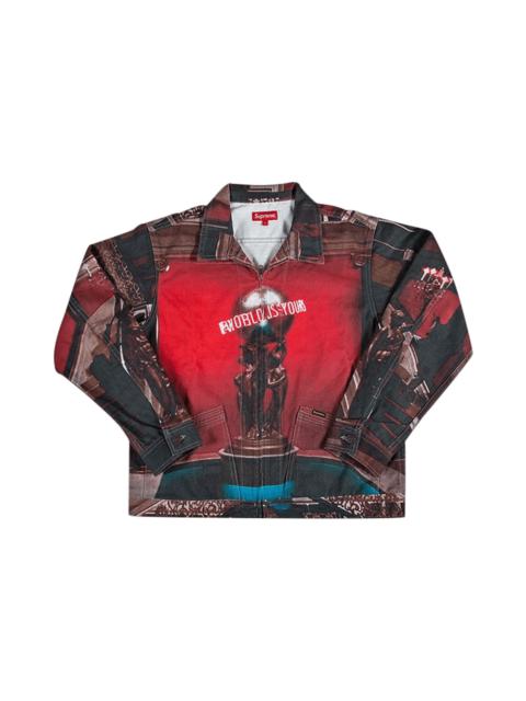 Supreme Supreme Scarface The World Is Yours Denim Jacket 'Multi'